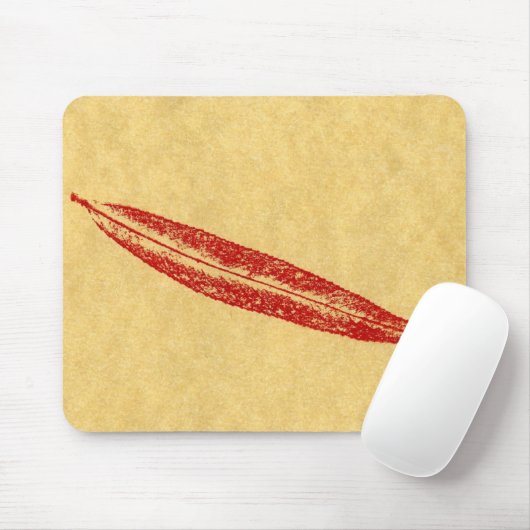 Leaf Nature Prints Mousepad (Mit Mouse)