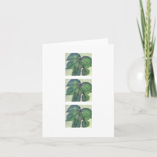 Leaf Notecard Karte (Vorderseite)