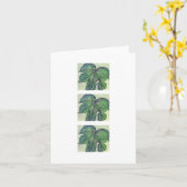 Leaf Notecard Karte (Gelbe Blume)