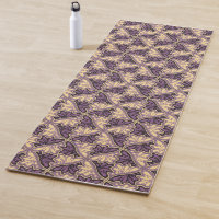 Leaf oder Hummingbird Tessellations - lila gelb