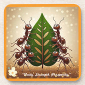 "Leaf of Unity" Getränkeuntersetzer (Vorderseite)