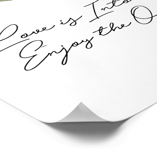 Leaf Offene Bar Poster (Ecke)