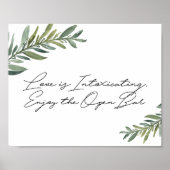 Leaf Offene Bar Poster (Vorne)