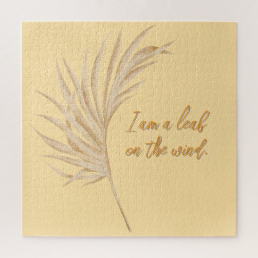 leaf on the wind puzzle (Vertikal)