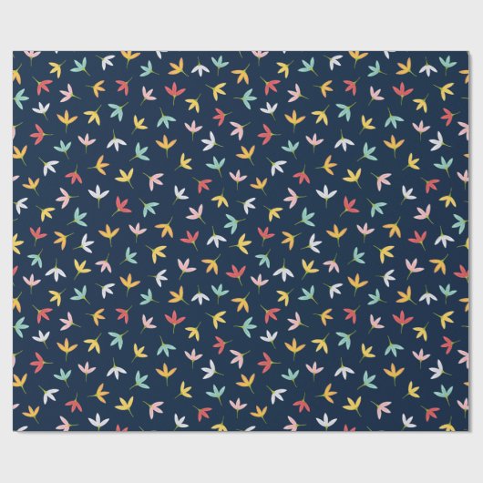 Leaf Pattern Geschenkpapier (Flach)