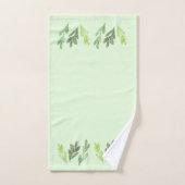 Leaf Pattern Handtuch Set (Handtuch)