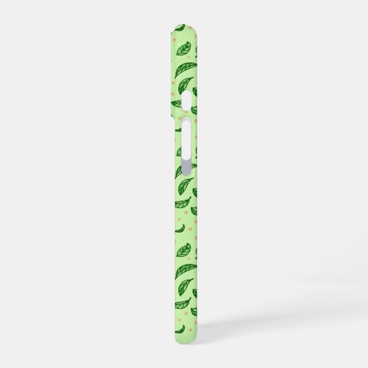 Leaf Pattern iPhone 16 Hülle (Linke Seite)