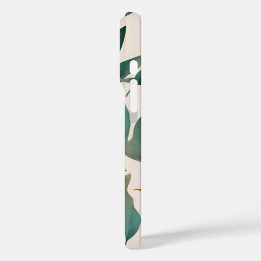 Leaf Pattern iPhone Case (Rückseite / Links)