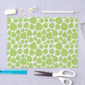 Leaf Pattern - Martian Green Seidenpapier (Handwerk)