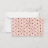 leaf pattern mitteilungskarte (Vorderseite)