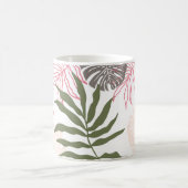 Leaf pattern mug kaffeetasse (Mittel)