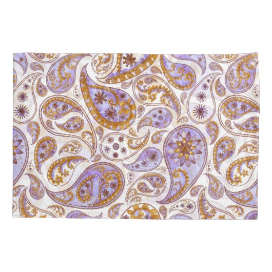 Leaf Pattern Pillowcases – Cozy Fall Geometric Bed Kissenbezug (Rückseite-Links)