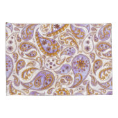 Leaf Pattern Pillowcases – Cozy Fall Geometric Bed Kissenbezug (Rückseite-Rechts)