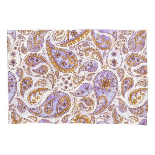 Leaf Pattern Pillowcases – Cozy Fall Geometric Bed Kissenbezug (Vorderseite-Links)