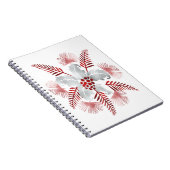 LEAF-PATTERN.PNG-NOTEBOOK NOTIZBLOCK (Rechte Seite)