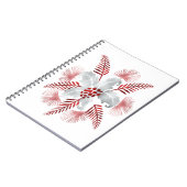LEAF-PATTERN.PNG-NOTEBOOK NOTIZBLOCK (Linke Seite)