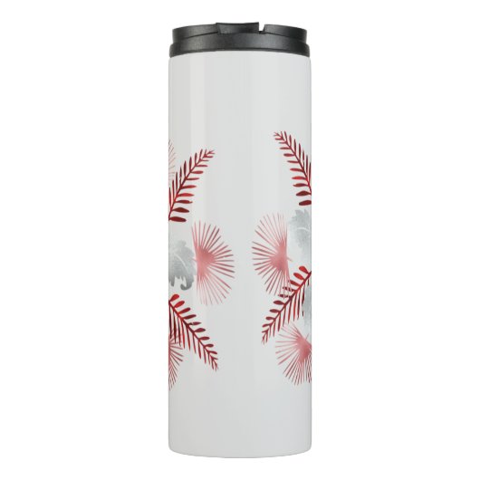 LEAF-PATTERN.PNG-THERMALTUMBLER THERMOSBECHER (Rückseite)