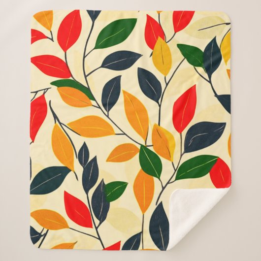 Leaf Pattern Sherpadecke (Vorderseite)