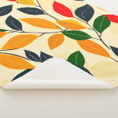 Leaf Pattern Sherpadecke (3/4)