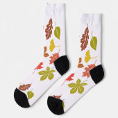 Leaf Pattern Socks Socken (Linkes Detail)