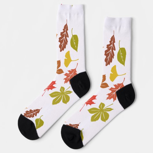 Leaf Pattern Socks Socken (Linkes Detail)