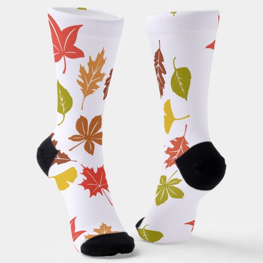 Leaf Pattern Socks Socken (Gewinkelt)
