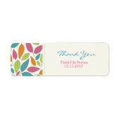 Leaf Pattern Wedding Vielen Dank für Ihr Geschenk (Vorne)