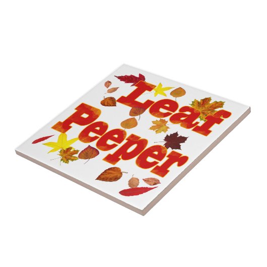 Leaf Peeper Fliese (Seite)