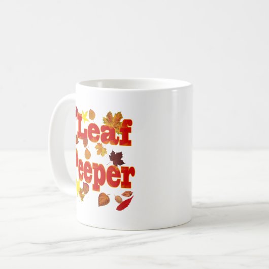 Leaf Peeper Kaffeetasse (Vorderseite Links)