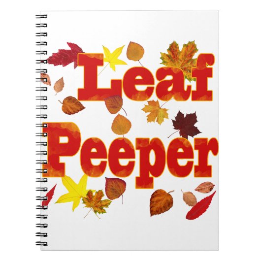 Leaf Peeper Notizblock (Vorderseite)