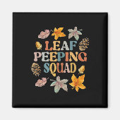 LEAF PEEPER SQUAD Fall Foliage Leaf Peeping Fall Magnet (Vorne)