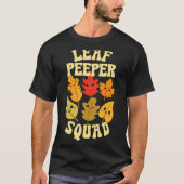 LEAF PEEPER SQUAD Fall Foliage Peeping T-Shirt (Vorderseite)