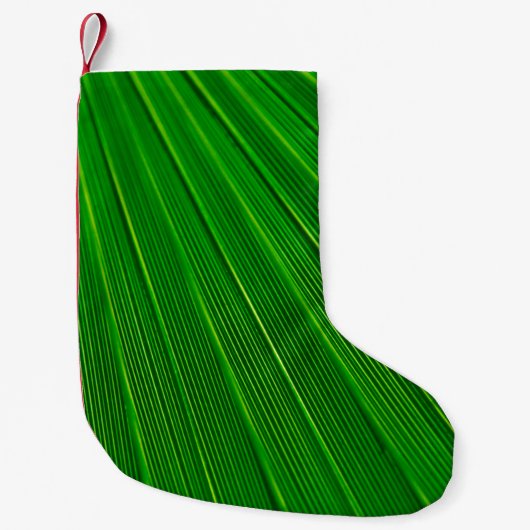 Leaf Pflanze Grünpalme Kleiner Weihnachtsstrumpf (Vorderseite)