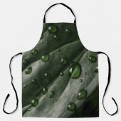 Leaf Pflanze Textur Tropfen Wasser Schürze (Vorderseite)
