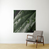 Leaf Pflanze Textur Tropfen Wasser Wandteppich (Beispiel)