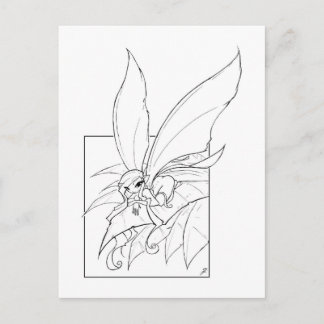 Leaf Pixi Postkarte