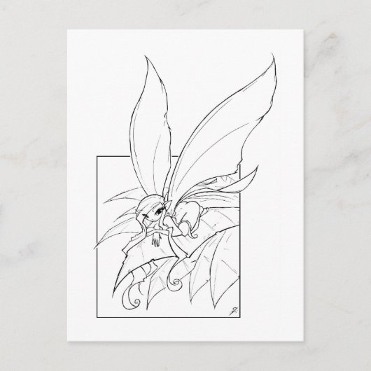 Leaf Pixi Postkarte (Vorderseite)
