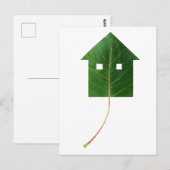 Leaf Postkarte (Vorne/Hinten)