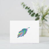 Leaf Postkarte (Stehend Vorderseite)