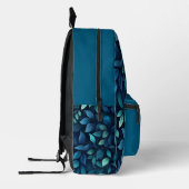 Leaf Print Backpack | Botanical Pattern School Bac Bedruckter Rucksack (Links)