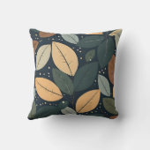 Leaf print cushion kissen (Rückseite)
