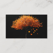 Leaf Raking und Säuberung Visitenkarte (Rückseite)