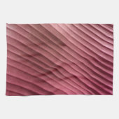 Leaf Red Diagonal Handtuch (Horizontal)
