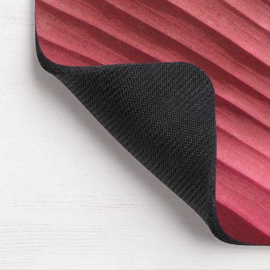 Leaf Red Diagonal Mousepad (Ecke)