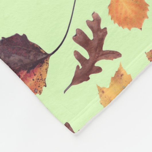 Leaf Scan auf Spring Green Decke (Ecke)