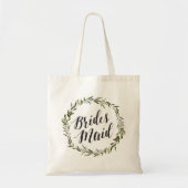 Leaf Script-Tasche | Bridesmaid Tragetasche (Vorne)
