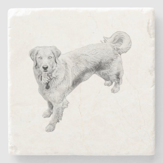 Leaf-Season Sentinel Steinuntersetzer (Vorderseite)