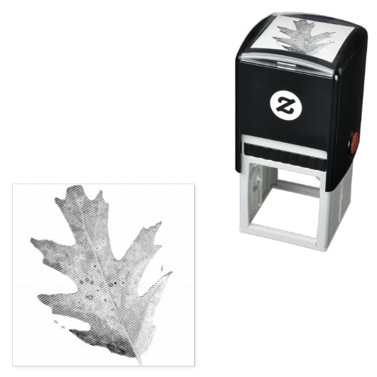 Leaf Self-inking Stamp Permastempel (Beispiel)