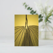 Leaf Skeleton Postkarte (Stehend Vorderseite)