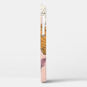 Leaf Skelett nahtlos Muster, Hintergrund mit cal Case-Mate iPhone Hülle (Rückseite / Links)